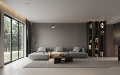Je woonkamer wordt luxer met een donkere vloer